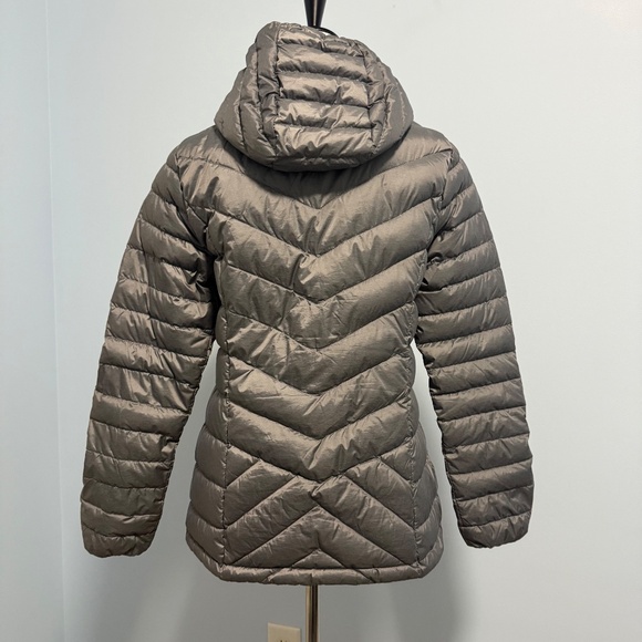 LOLE Emeline Puffer Quilted Jacket Gray Duck Down Size M - Picture 4 of 10